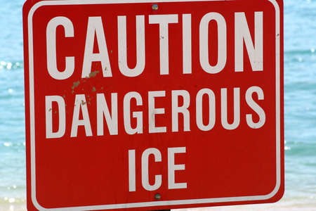 Caution Signの写真素材