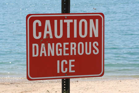 Caution Signの写真素材