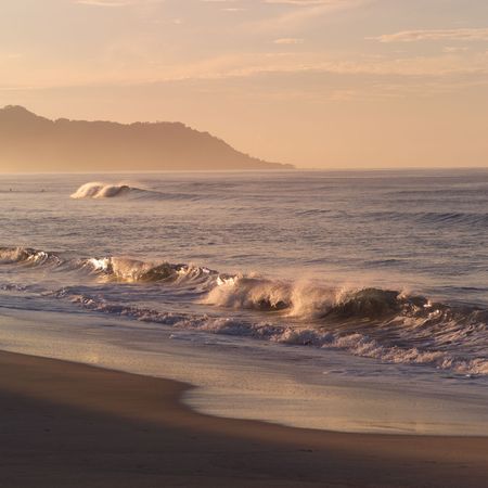 Malpais in Costa Rica,Coast of Costa Ricaの写真素材