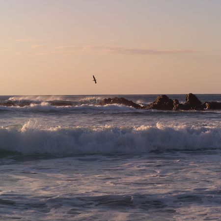 Costa Rica,Ocean off Costa Rican coastline