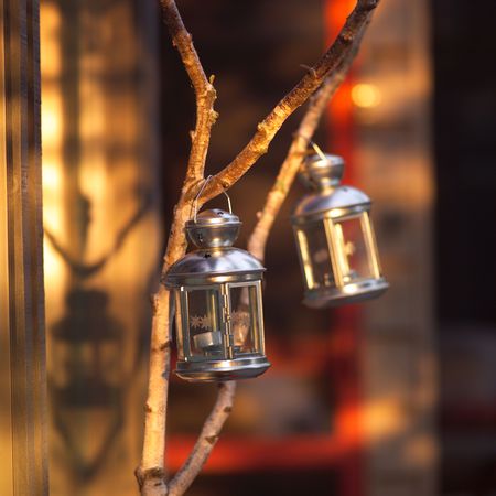 Lake of the Woods Ontario Canada,Lanternsの写真素材