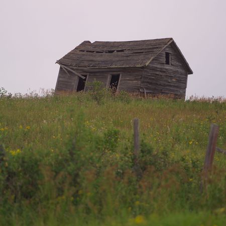 Lake of the Woods Ontario Canada,Old barn houseの写真素材