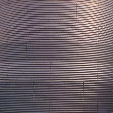 Canadian Prairies,Side wall of a Grain siloの写真素材