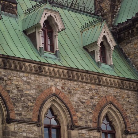 Ottawa Ontario Canada,Windows on parliamentの写真素材