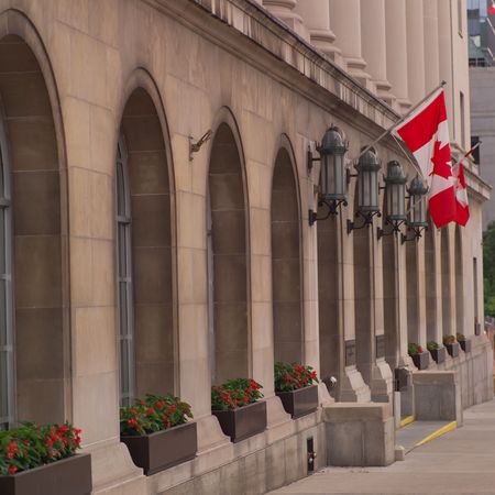 Ottawa Ontario Canada,Exterior of Building in Ottawaの写真素材