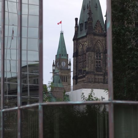 Ottawa Ontario Canada,Peace Tower at Parliament Hillの写真素材