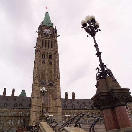 Ottawa Ontario Canada,Parliament Buildings in Ottawaの写真素材