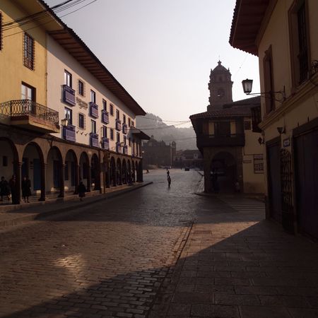 Cusco Peru, Buildings in Cuscoの写真素材