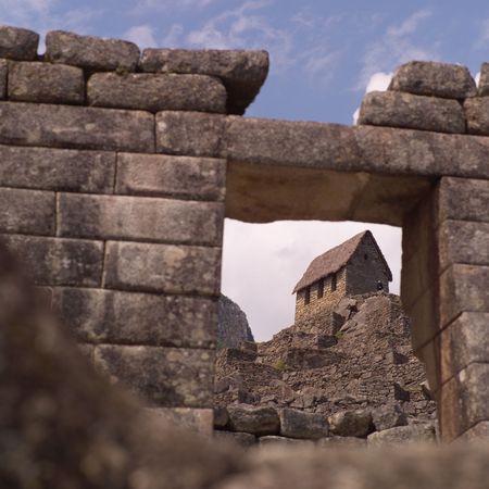 Peru - Machu Picchu, Ancient stone wall in Peru