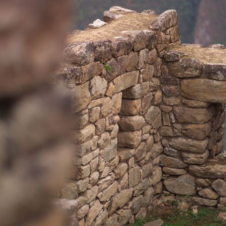 Peru - Machu Picchu, Ancient Ruins in Machu Picchuの写真素材