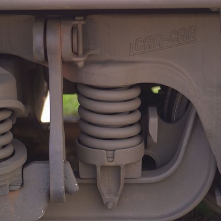 Jasper Alberta, Large coils under train