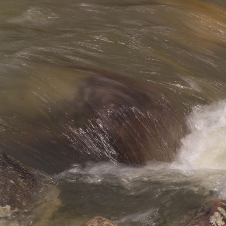 Jasper Alberta, Waterfall over rocks