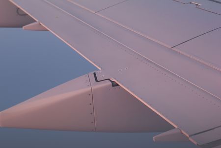 New York City, Airplane Wingの写真素材