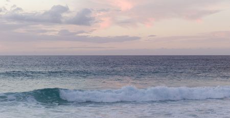 Waves on oceanの写真素材