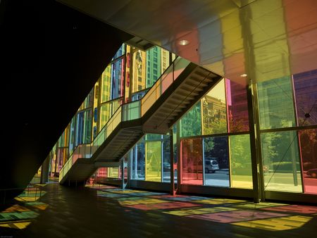 Interior of Convention Centre, Palais des Congres de Montrealの写真素材