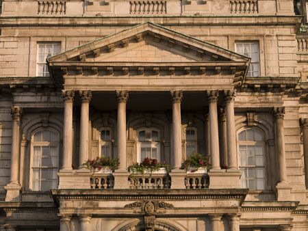 Exterior of building in Montrealの写真素材