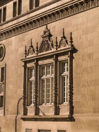 Exterior of building in Montrealの写真素材