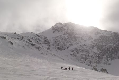 People skiingの写真素材