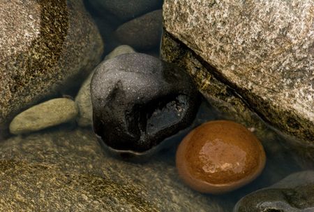 Rocks and waterの写真素材