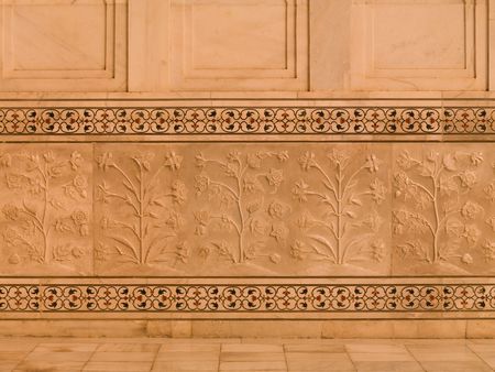 Taj Mahal, Agra Indiaの写真素材