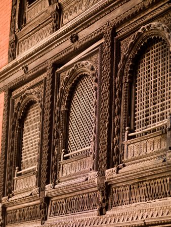 Varanasi, India - Faandamp,ccedil,ade of building の写真素材