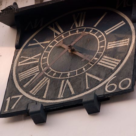 Clock in Jewtown, Cochin, Indiaの写真素材
