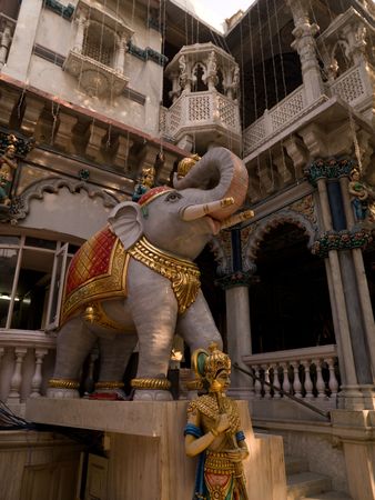 Statue of elephant in Mumbaiの写真素材