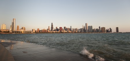 Chicago Skyline, Lake Michigan