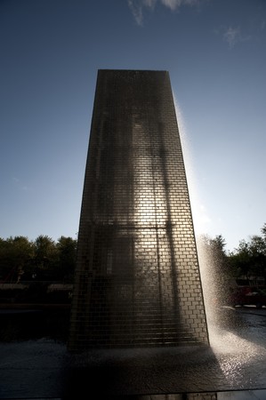 Chicago Crown Fountainの写真素材