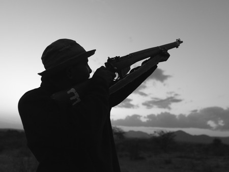 Samuru tribesmen in Kenya Africaのeditorial素材