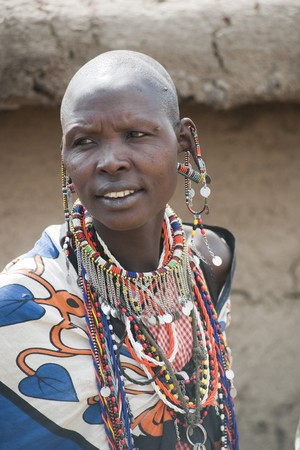 Kenya Maasai tribeのeditorial素材