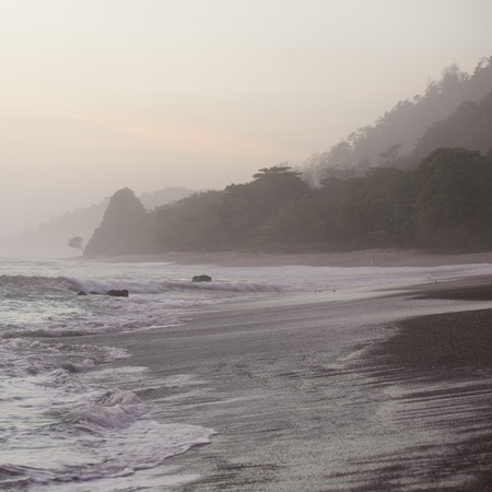 Seascape off the coastline of Costa Ricaの写真素材
