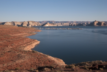 Lake Powell, Arizona-Utah, USAの写真素材