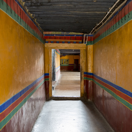 Corridor of Jokhang Temple, Lhasa, Tibet, Chinaのeditorial素材