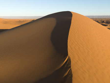 Erg Chegaga Dunes in Sahara Desert, Moroccoの写真素材