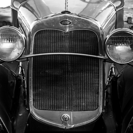 Ford vintage car, Dunstaffnage, Prince Edward Island, Canadaのeditorial素材