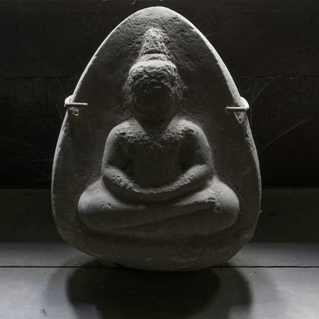 Buddha Statue in temple, Luang Prabang, Laosのeditorial素材