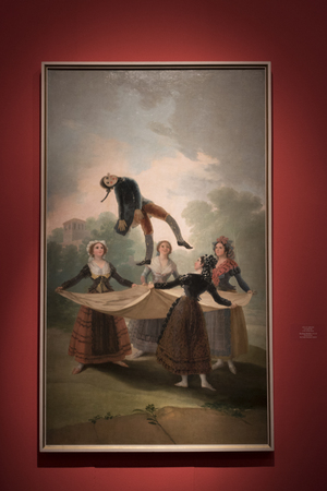 The Straw Manikin painting by Francisco Goya, Israel Museum, Jerusalem, Israel