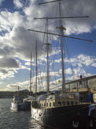 Sailboats at harbor, Stockholm, Sweden