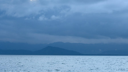 Clouds over the Pacific Ocean, Port Douglas, Queensland, Australiaのeditorial素材