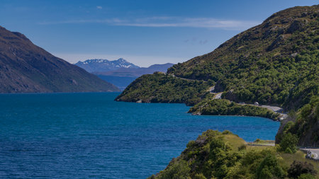 Islands in the ocean, Devil's Staircase Lookout Point, North Island, New Zealandのeditorial素材