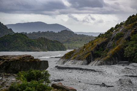 Franz Josef Glacier walk, Westland National Park, South Island, New Zealandのeditorial素材