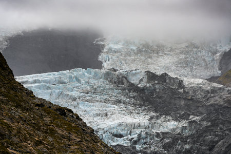 Franz Josef Glacier walk, Westland National Park, South Island, New Zealandのeditorial素材