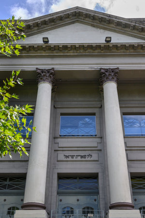 View of synagogue, Melbourne Hebrew Congregation, Melbourne, State Of Victoria, Australiaのeditorial素材