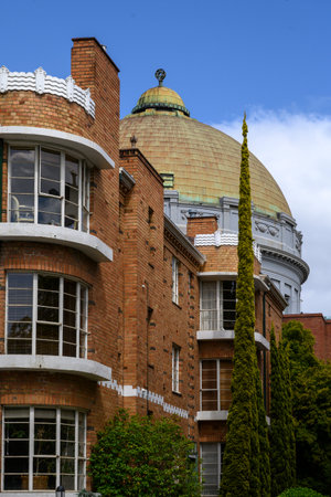 View of synagogue, Melbourne Hebrew Congregation, Melbourne, State Of Victoria, Australiaのeditorial素材