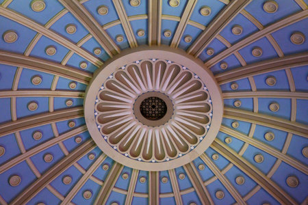 Ceiling of synagogue, Melbourne Hebrew Congregation, Melbourne, State Of Victoria, Australiaのeditorial素材