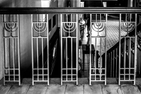 View of synagogue interior, Melbourne Hebrew Congregation, Melbourne, State Of Victoria, Australiaのeditorial素材