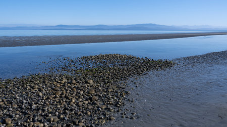 Qualicum Beach along the Strait of Georgia on Vancouver Island's northeastern coast