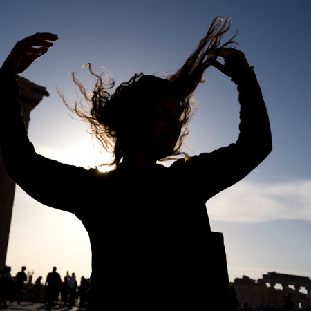 The Acropolis of Athens is an ancient citadel located on a rocky outcrop above the city of Athens, Greeceのeditorial素材