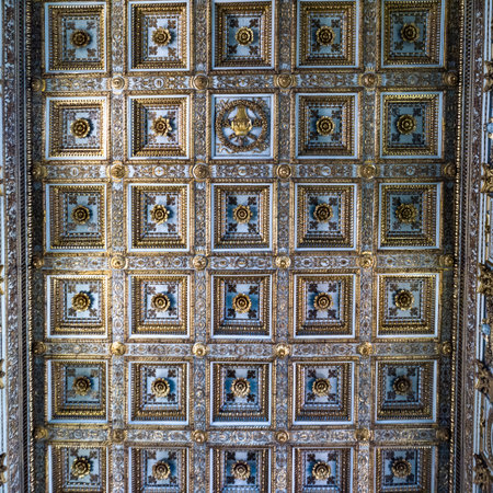 Interior of Santa Maria Magiore Basilica, Rome, Italyのeditorial素材